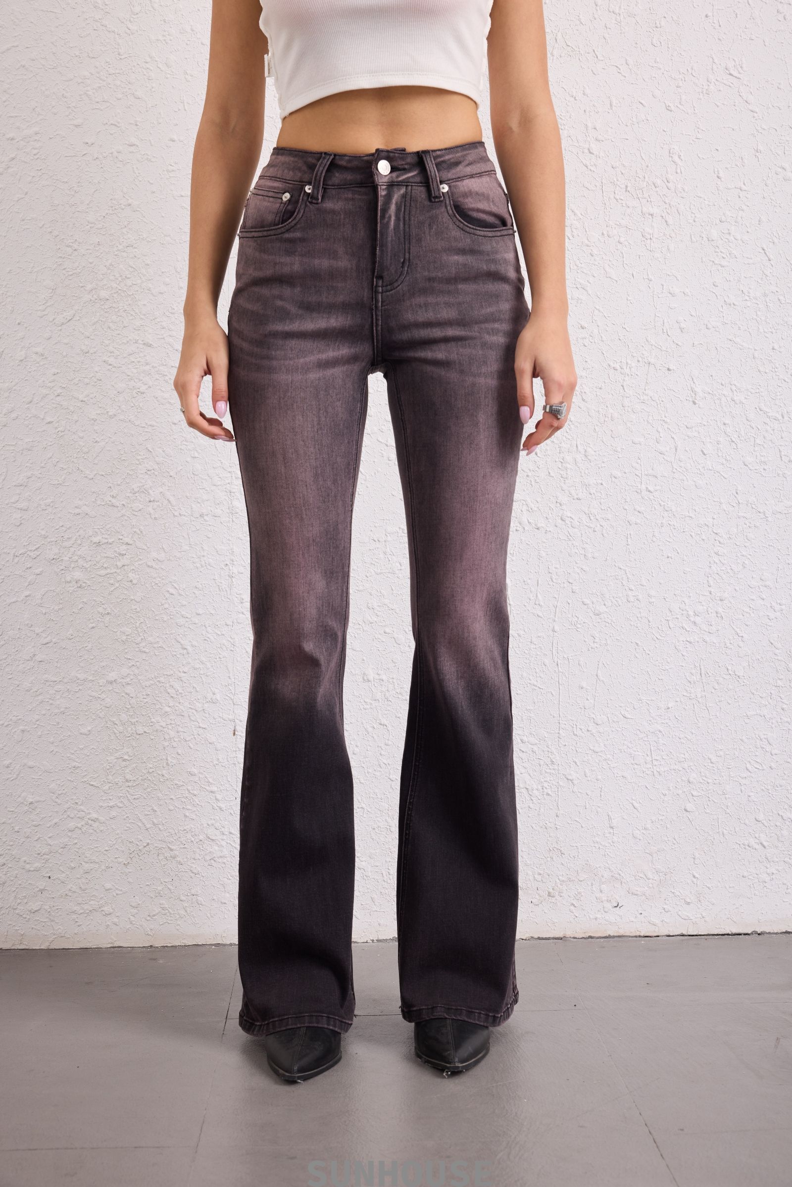 Light Pink Washed Trousers
