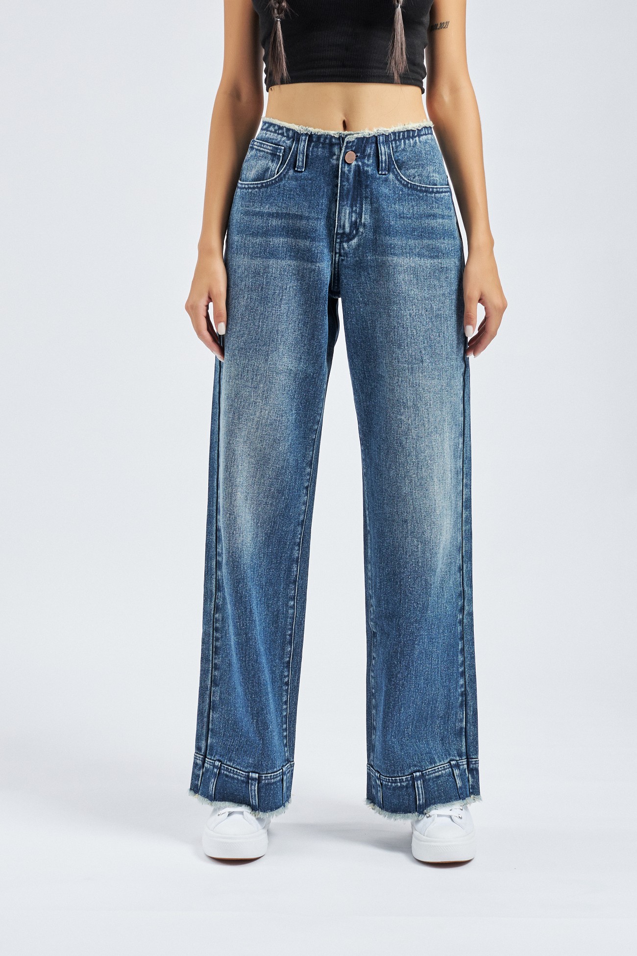 Fence vintage straight denim jean