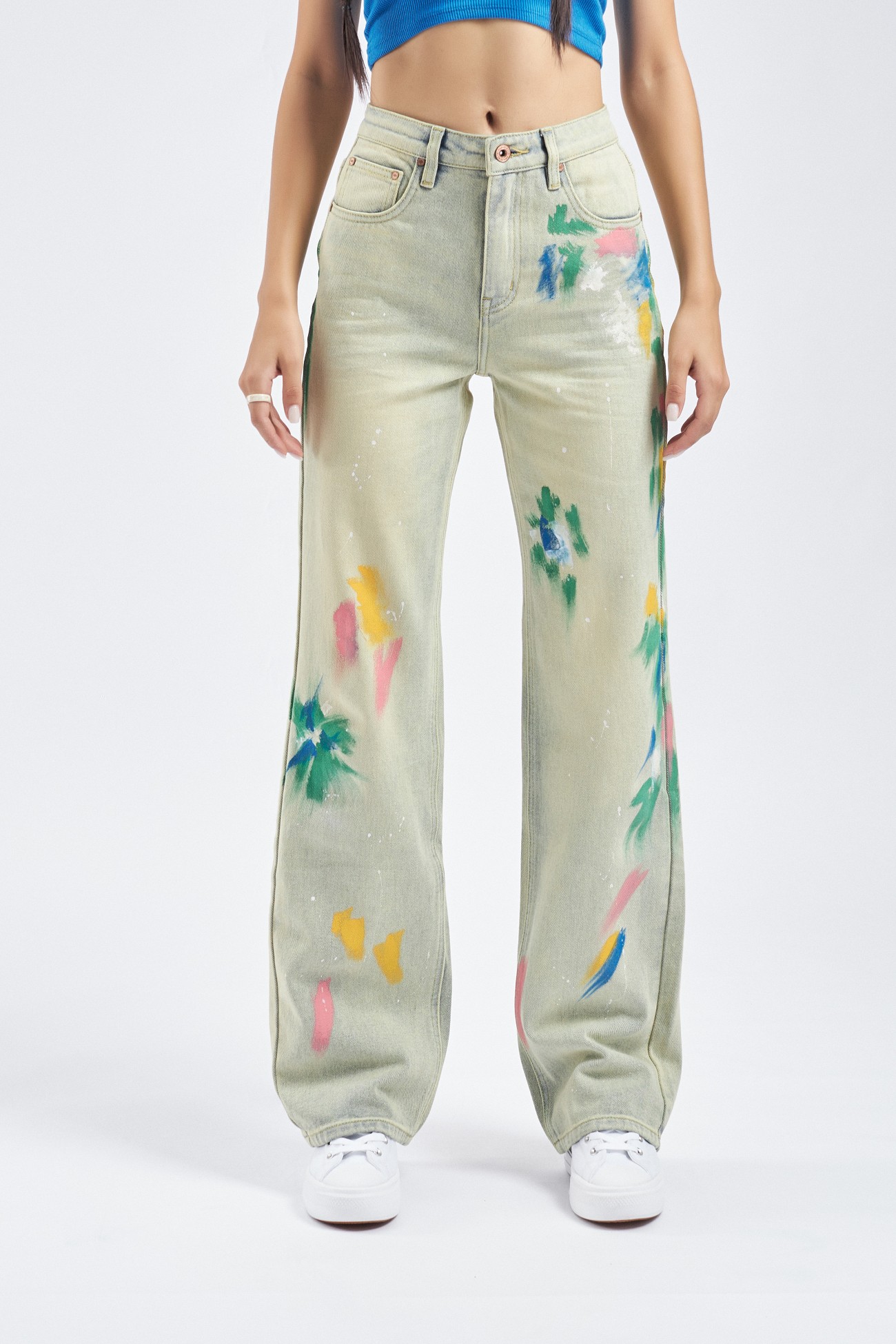 Bloom straight denim jean