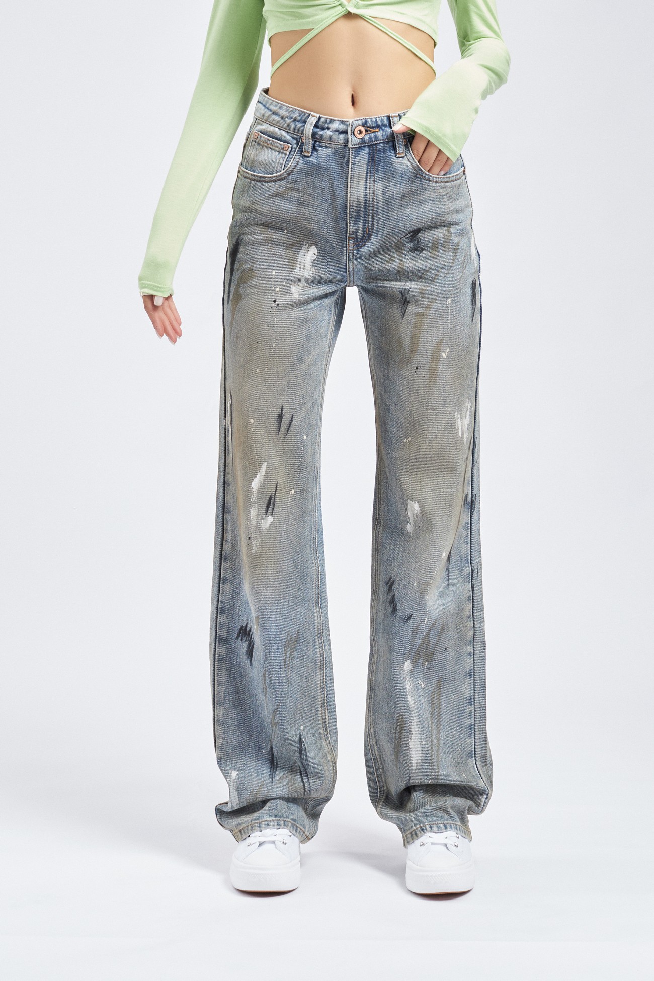 Aerolite straight denim jean 