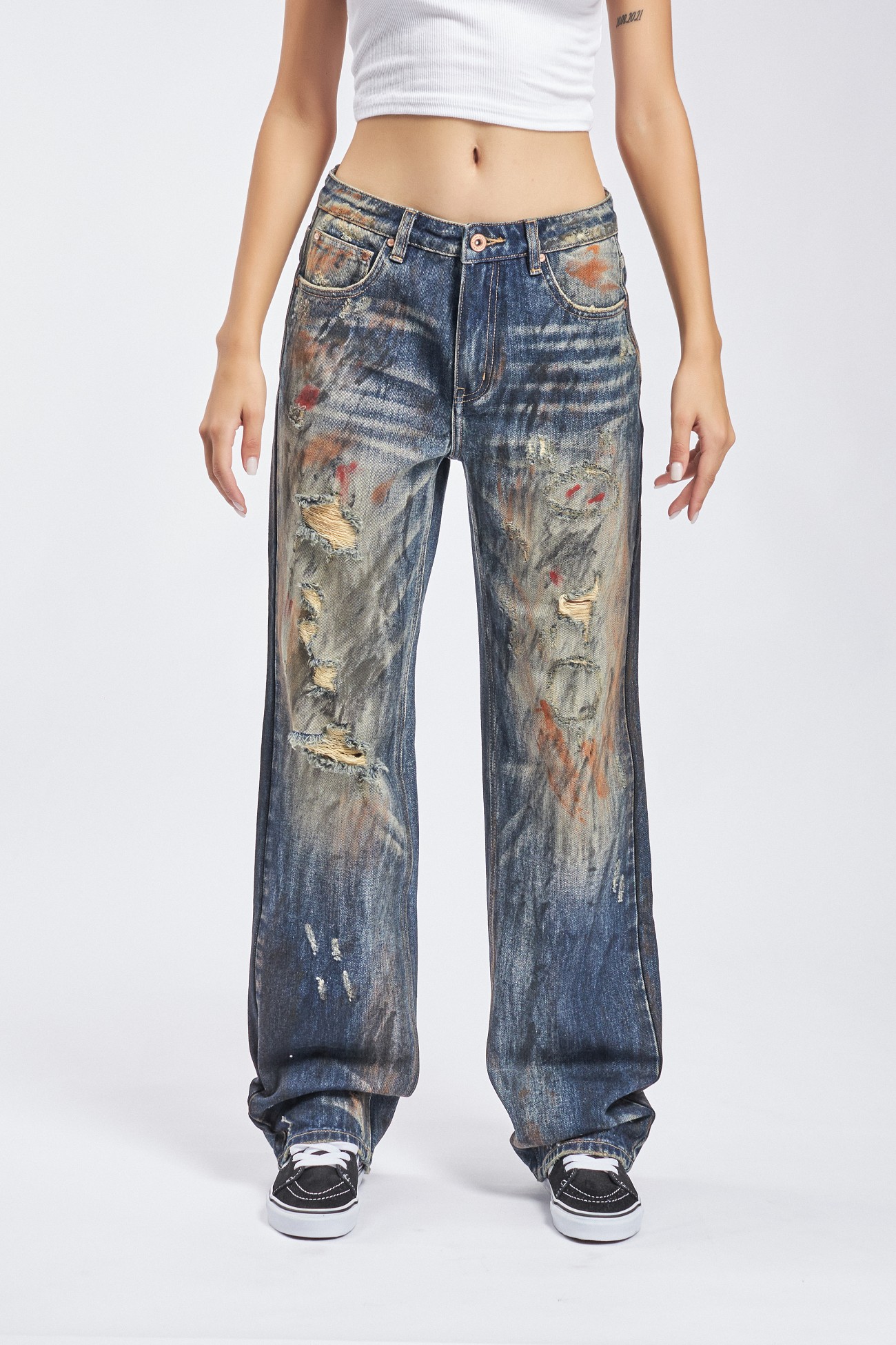 Palette straight denim jean 
