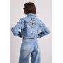  Floral Blue Washed Jacket