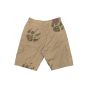 Khaki Patch Cargo Shorts