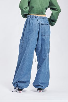 fire balloon baggy denim pant