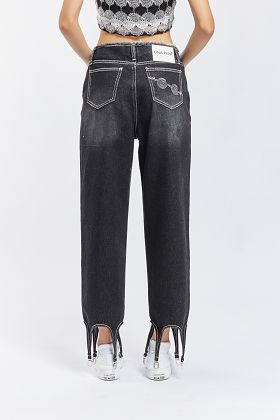 First love denim jean - black 